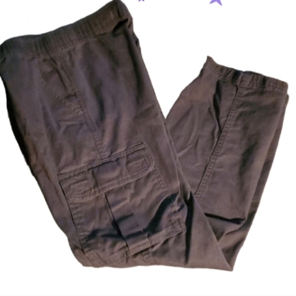 Childrens place 10 elastic waist grey cargo - Picture 1 of 2